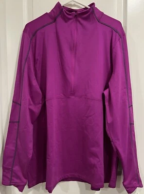 Under Armour Women's 1/2 Zip Sweater Size 3X Purple Training NWT - Image 1 of 4