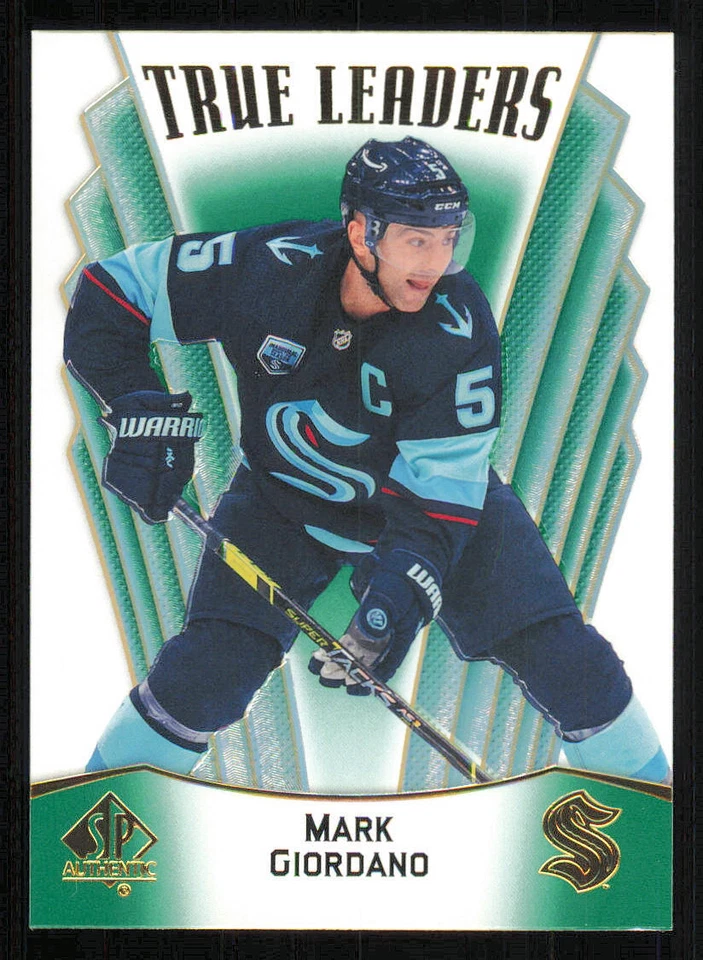2021-22 SP Authentic True Leaders Green #TL3 Mark Giordano - Image 1 of 2