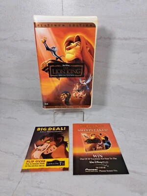 Walt Disney Pictures Presents The Lion King Special Edition VHS Pre-Owned - Image 1 of 3