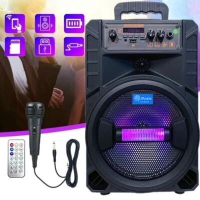 3000 Watts Wireless Portable Party Bluetooth Speaker With Microphone & Remote - Image 1 of 4