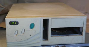 AT CASE with PSU retro desktop beige Hi/Lo LCD 90s retro - Picture 1 of 18