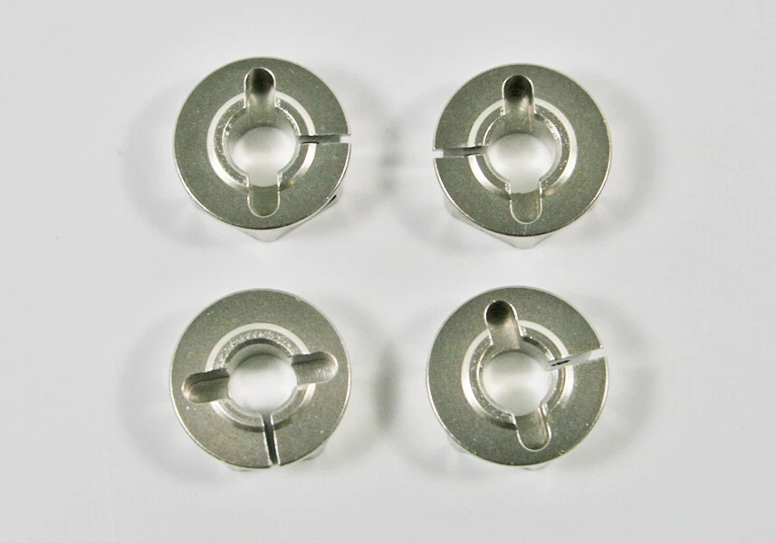 NEW Racer Edge Aluminum Clamping Hub Silver 4pcs K1801S - Image 1 of 1