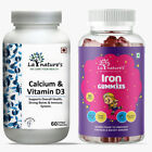 Gommes La Natures calcium & vitamine D3 & fer pour enfants-90 gélule