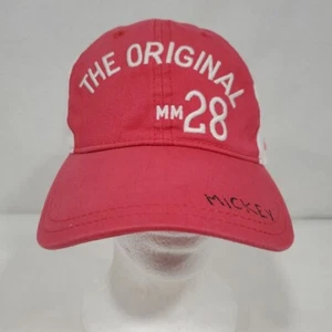 Disney Junk Food The Original MM 28 Papá Gorra Mickey Mouse Nuevo con Etiquetas Ajustable Rojo 0154 - Imagen 1 de 11
