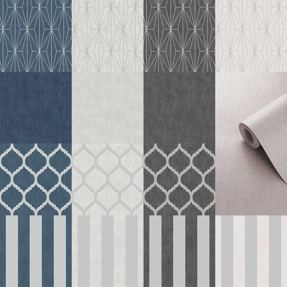 Papel pintado colección Darcey James acabado mate varios colores característica pared  Foto 1 de 1