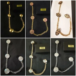 Men's Chains Button Stud Pin For Traditional Top Shirt . Isiagu Top. Nice Gift - Picture 1 of 22