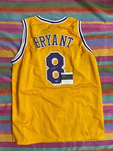 Signed Autographed Kobe Bryant Authentic Hand Lakers Jersey With COA - Picture 1 of 4