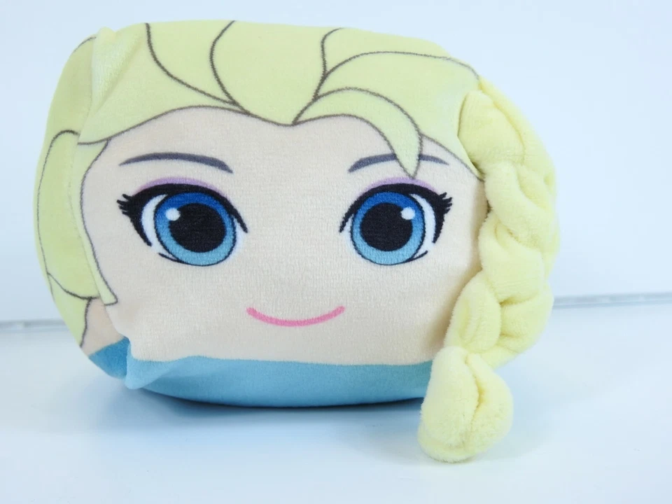 Cubo de pelúcia macio Disney Frozen Elsa 4,5" colecionáveis - Imagem 1 de 4