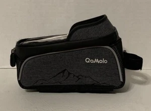 Bolsa de teléfono para bicicleta de montaña marco frontal impermeable puerto multimedia cremallera Qomolo - Imagen 1 de 14