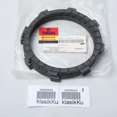 Se adapta a Yamaha RXS RX100 RX125 DT100 MX100 RT100 embrague placa de disco de fricción 5 piezas Foto 1 de 4