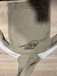 nike kids toddler size 4t nike amplify fleece wifh hoodie in brown - Picture 1 of 3