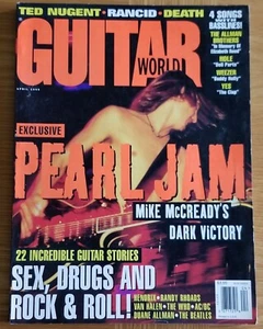 Guitar World Magazine April 1995 w/ Pearl Jam Mike McCready, Good Condition - Bild 1 von 2