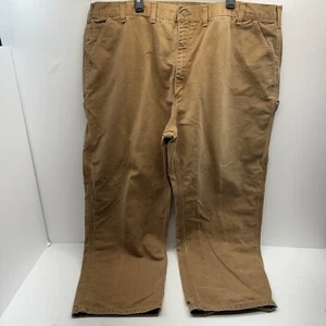 Carhartt Men's B11-BRN Work Dungaree Pant Men's (50x32) - Picture 1 of 17