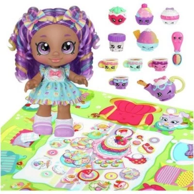 L'ensemble poupée et tea party Kindi Kids série 7 comprend douze Shopkins amu... - Photo 1/4