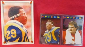 Eric Dickerson 1987 Topps Football Album Sticker #104 & #134 - Picture 1 of 1