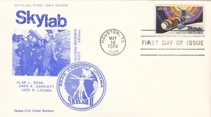 #1529 Skylab FDC, Space City Cachet w/ Bean, Garriott and Lousma! - Picture 1 of 1
