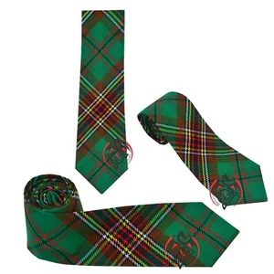 Men's Scottish Neck Ties For Kilt Tara Murphy Tartan Acrylic Wool/Kilt Neck Tie - Picture 1 of 3