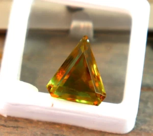 6.7ct Natural Alexandrite Loose Certified Trillion Cut Alexandrite From Brazil - Picture 1 of 8