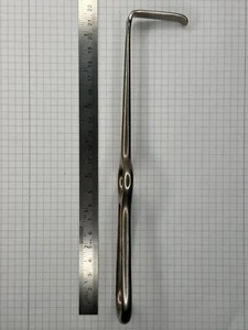 AESCULAP BT359R KOCHER-LANGENBECK Wundhaken 21,5cm Maul 41x11mm Made in Germany - Bild 1 von 3