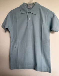 3 PACK of LIGHT BLUE BOYS Kids Polo T-shirt Top Age 3-12 Sports PE School Uni - Picture 1 of 3