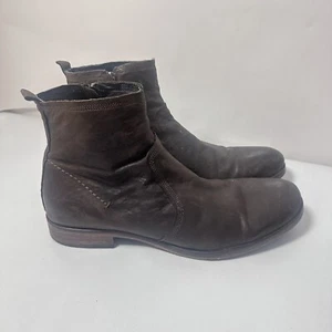 Wallin & Bros Botas Para Hombres 11.5/45EU Chelsea Cuero Marrón Vestido al Tobillo Informal - Imagen 1 de 11