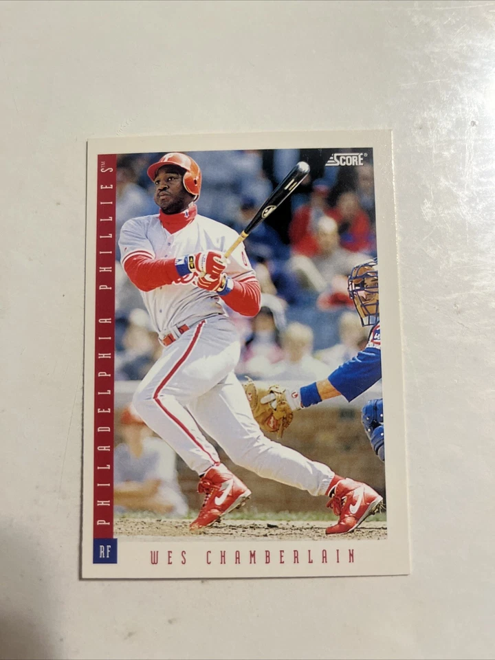 1993 Score Wes Chamberlain Philadelphia Phillies #168 - Image 1 of 1
