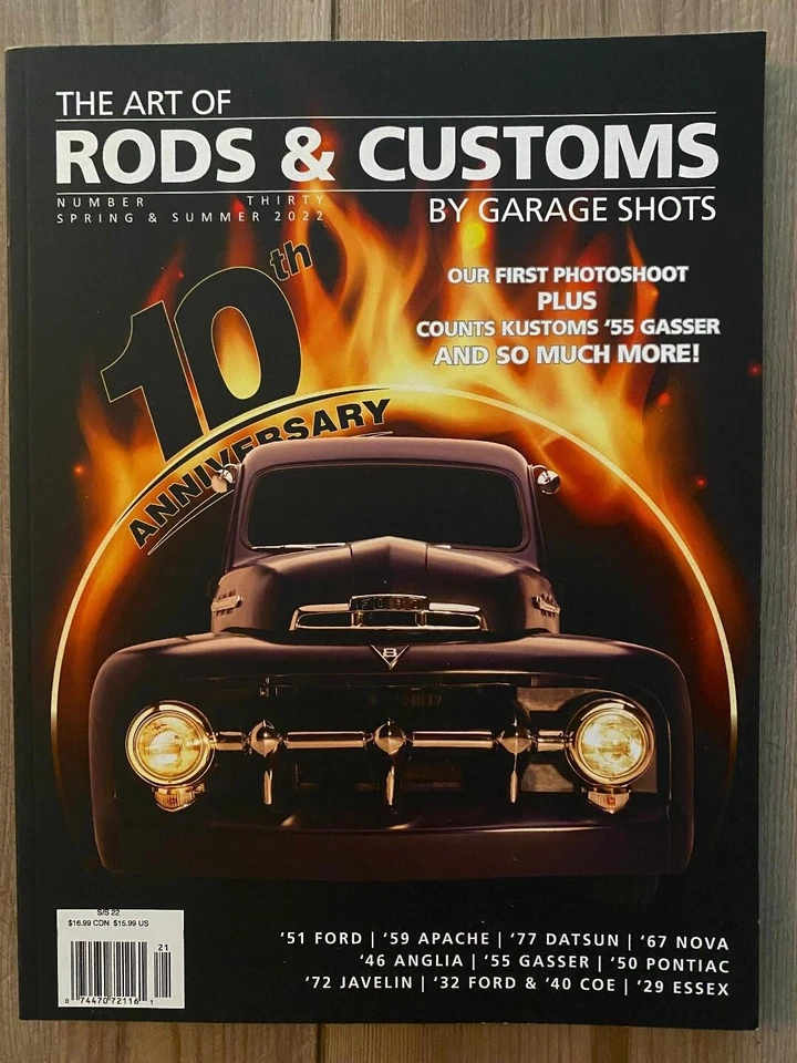 The Art Of RODS & CUSTOMS By Garage Shots Spring Summer 2022 10th Anniversary Is - Image 1 of 1