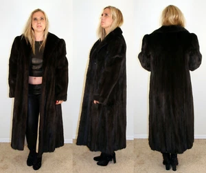 Reversible Ranch Mink Fur Coat Size Medium 6 8 M Efurs4less - Picture 1 of 6