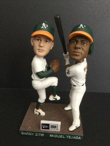 Oakland A's Miguel Tejada, MVP/Barry Zito, Cy Young Dual Bobblehead, SGA Cover