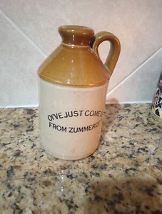 Vintage Salt Glazed Stoneware Flagon Cider Jug Pitcher - Picture 1 of 5