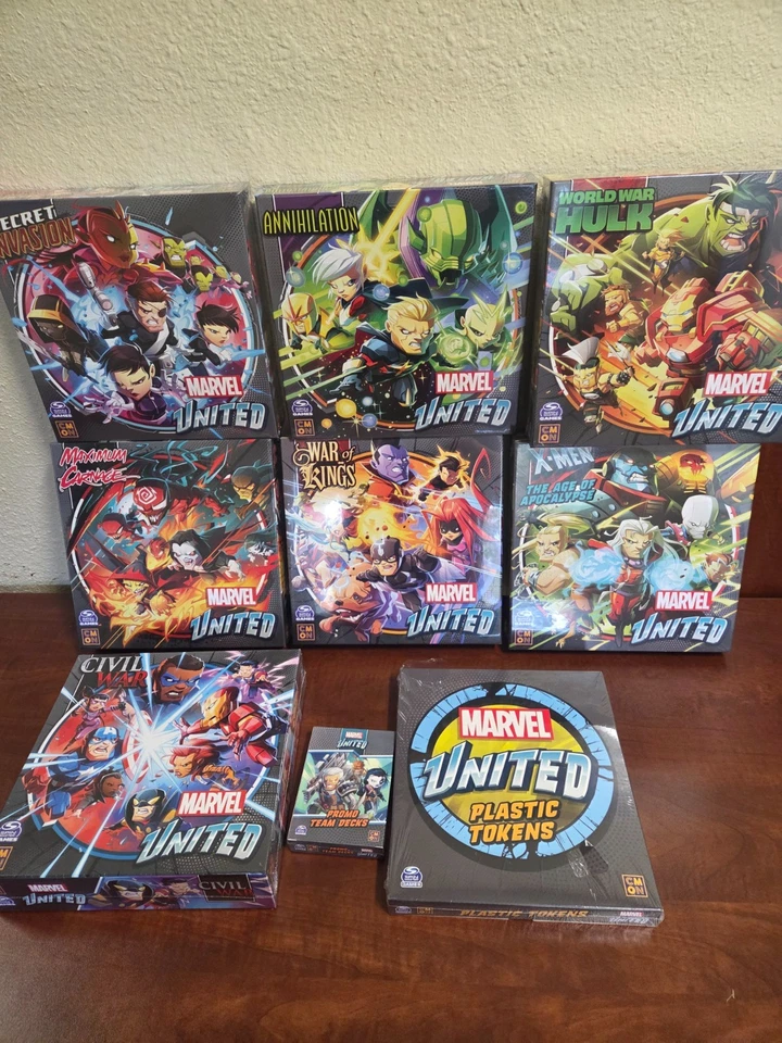 CMON Marvel United Expansion bundle and Extras - Image 1 of 2