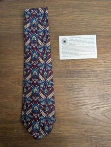 Smithsonian Institution Turkish Floral Tie Necktie *NEW IN BOX* - Picture 1 of 5