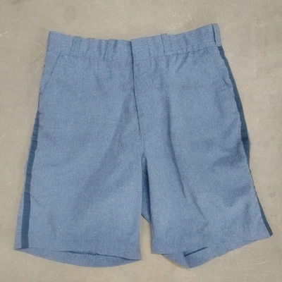 VTG Postal Shorts Mens Tagged 35 Blue Uniform Letter Carrier Employee USA Made - Image 1 of 4