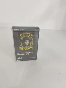 WAYLON JENNINGS GREATEST HITS CASSETTE TAPE. RCA 1988 TESTED+WORKS $5 SHIP. - Picture 1 of 4