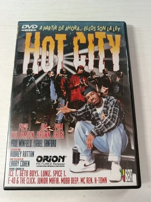 Hot City Larry Cohen Ice T Fred Williamson - DVD Español Ingles Region All Am - Imagen 1 de 4