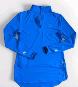 Veil Spark 1/4 Zip Sweatshirt Long Sleeve Performance Blue Women's Size m tunic - Picture 1 of 10