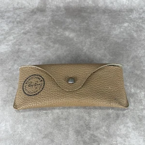 Vintage Ray Ban Bausch & Lomb tan eyeglass/sunglass case only. 1970's. - Picture 1 of 8