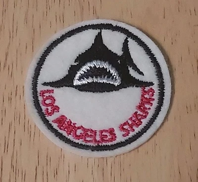 Parche Tiburones De Colección Los Angeles Equipo Profesional de Hockey sobre Hielo WHA 1972-1974 Foto 1 de 2
