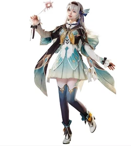 Game Honkai Star Rail Firefly Cosplay Costume Dress Uniform Wig Full Set - Picture 1 of 19