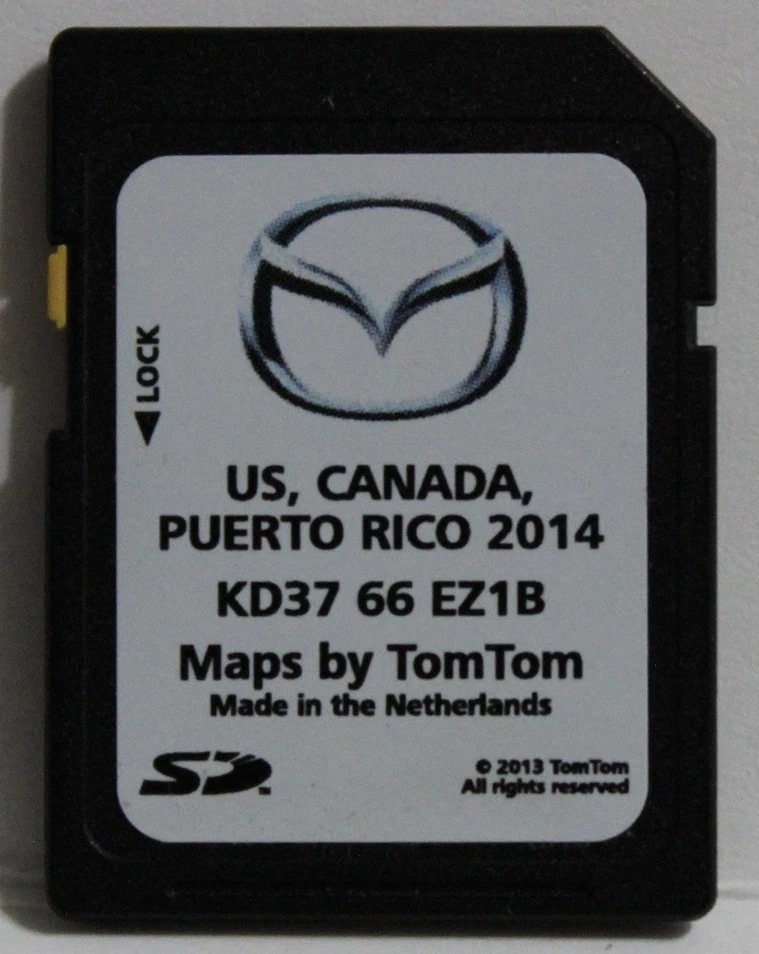Mazda CX-5 2013 2014 2015 2016 Factory NAV Navigation Map SD Card KD3766EZ1B - Image 1 of 2