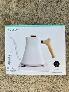 Fellow Stagg EKG Pro Electric Pour-Over Kettle-Matte White with Maple Handle - Imagen 1 de 6