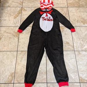 Cat In The Hat Adult Large Pajama One Piece 11/13 Official Dr Seuss Cat Is Back - Picture 1 of 12