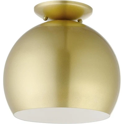 Livex Lighting 43390-33 Piedmont montaje semi-al ras dorado suave Foto 1 de 4