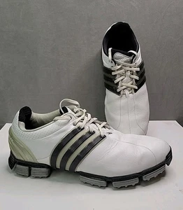 Adidas Tour360 3.0 Herren Golfschuhe weiß schwarz Größe 10 Powerband 2 Farben GUC - Bild 1 von 14