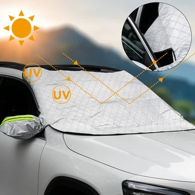 XLCar Windshield Cover Sun Shade Winter Ice Frost Snow Guard Front Window Truck - Image 1 of 4