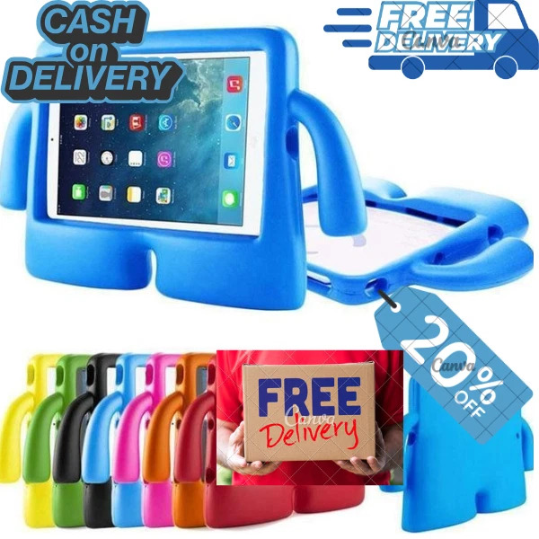 Funda EVA a prueba de golpes para Galaxy Tab A9+ / S7 / S8 / S9 / S9 FE con soporte Foto 1 de 1