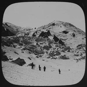 Photograph MONT BLANC FROM THE GLACIERS C1890 Magic Lantern Slide SWITZERLAND - Picture 1 of 5