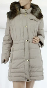 $200 Nuevo Abrigo de Invierno BRAETAN 5828866S Hueso Plumón Piel Sintética CAPUCHA XL - Imagen 1 de 4