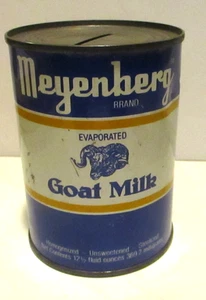 Meyenberg Evaporated Goat Milk 12 oz Tin Can/Bank - Picture 1 of 4