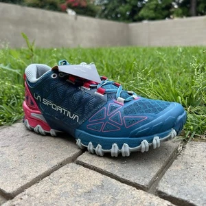 Zapatos para correr La Sportiva Bushido II para mujer talla 6 azul trail - Imagen 1 de 20